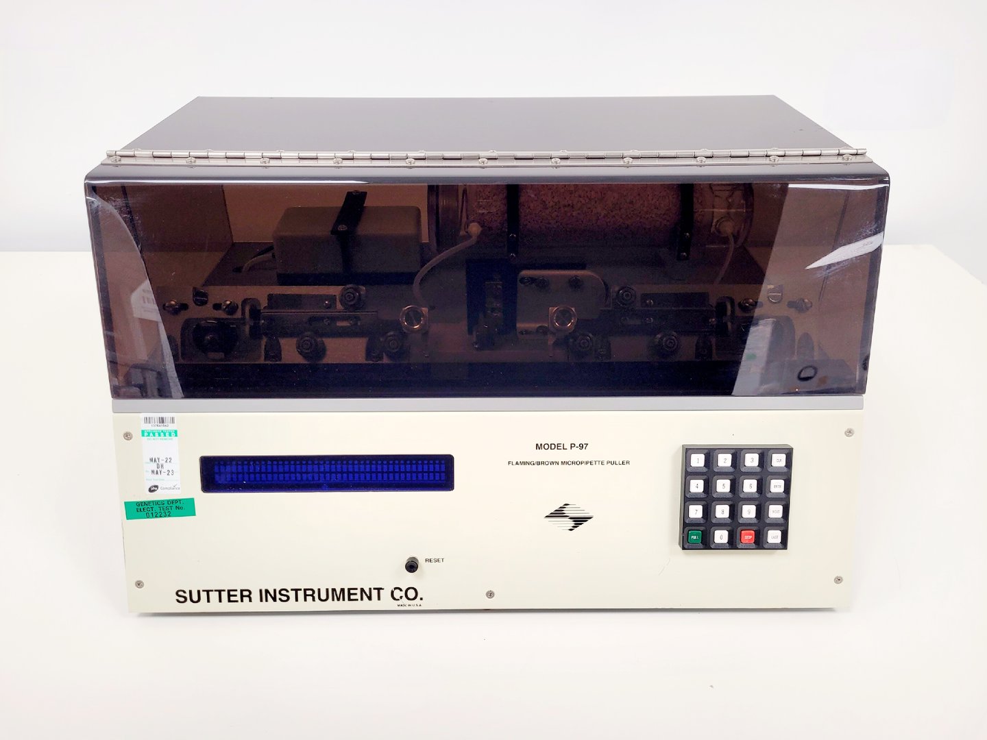 Sutter Instruments Co. Model P97 Flaming Brown Micropipette Puller Lab