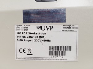 Thumbnail image of UVP PCR Workstation P/N 95-0367-02 Lab