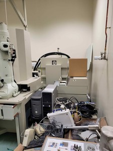 Thumbnail image of JEOL JEM2011 Transmission Electron Microscope TEM with CCD Camera & EDX S/R