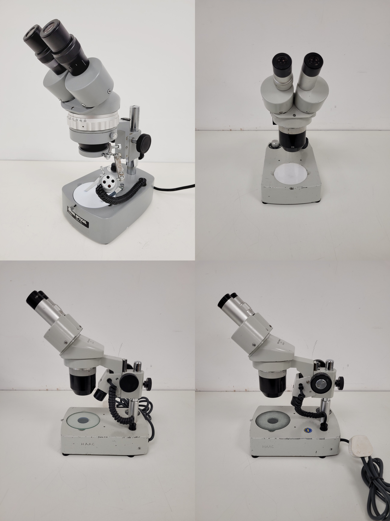 Image of Large Lot of 57 Benchtop Laboratory Microscopes - Vickers, Swift, Reichert, Lab