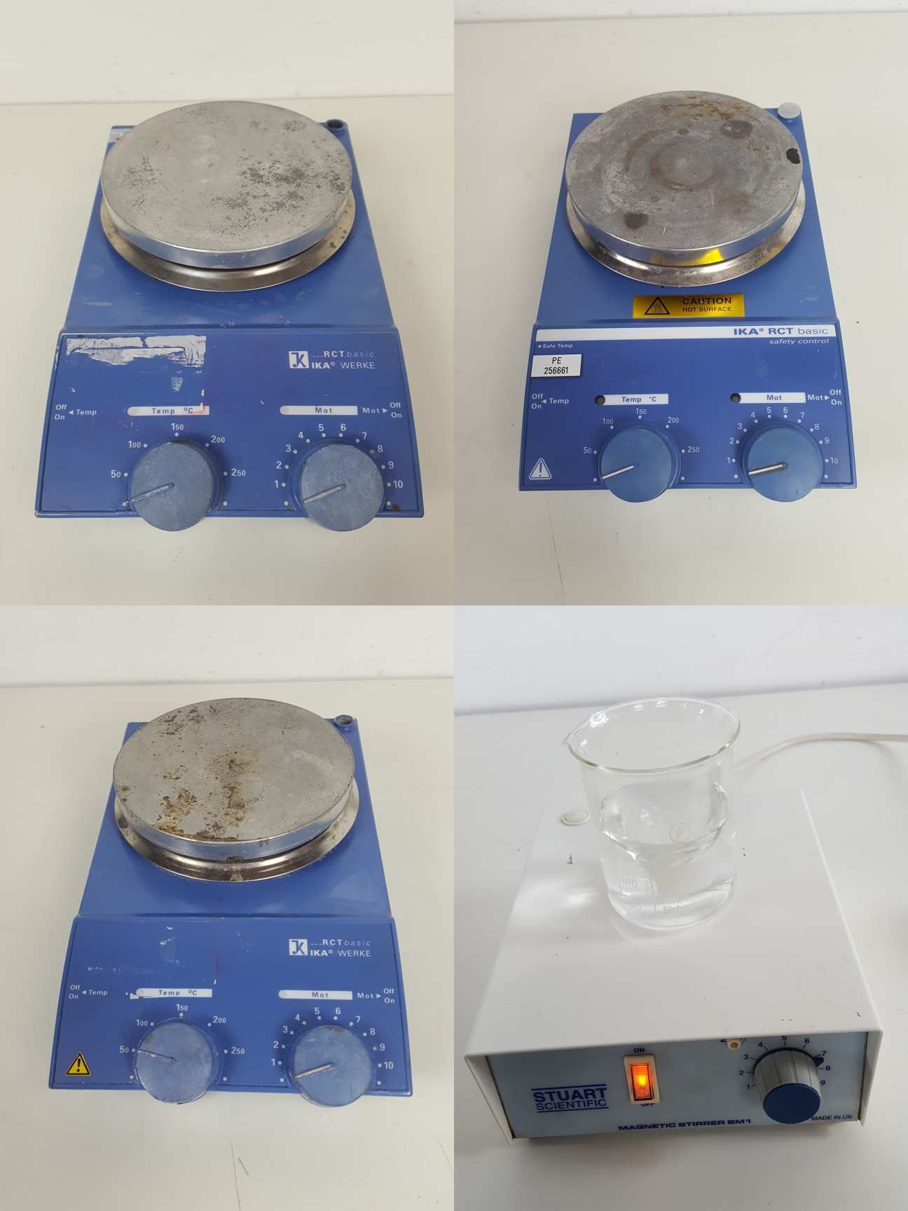 Image of Lot of Laboratory Magnetic Stirrers & Hotplates IKA, Fisher, Stuarts, Tecam Lab