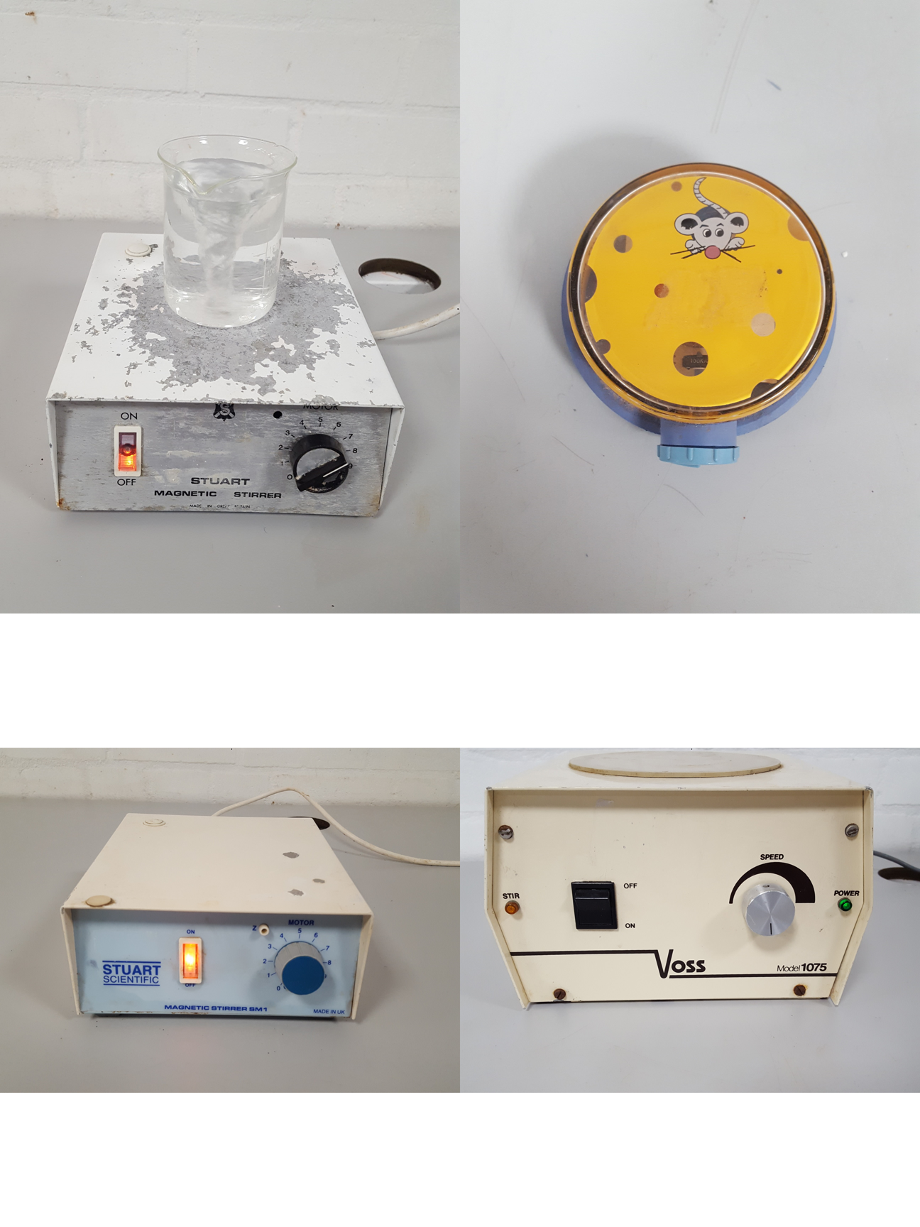 Image of Lot of Laboratory Magnetic Stirrers & Hotplates IKA, Fisher, Stuarts, Tecam Lab