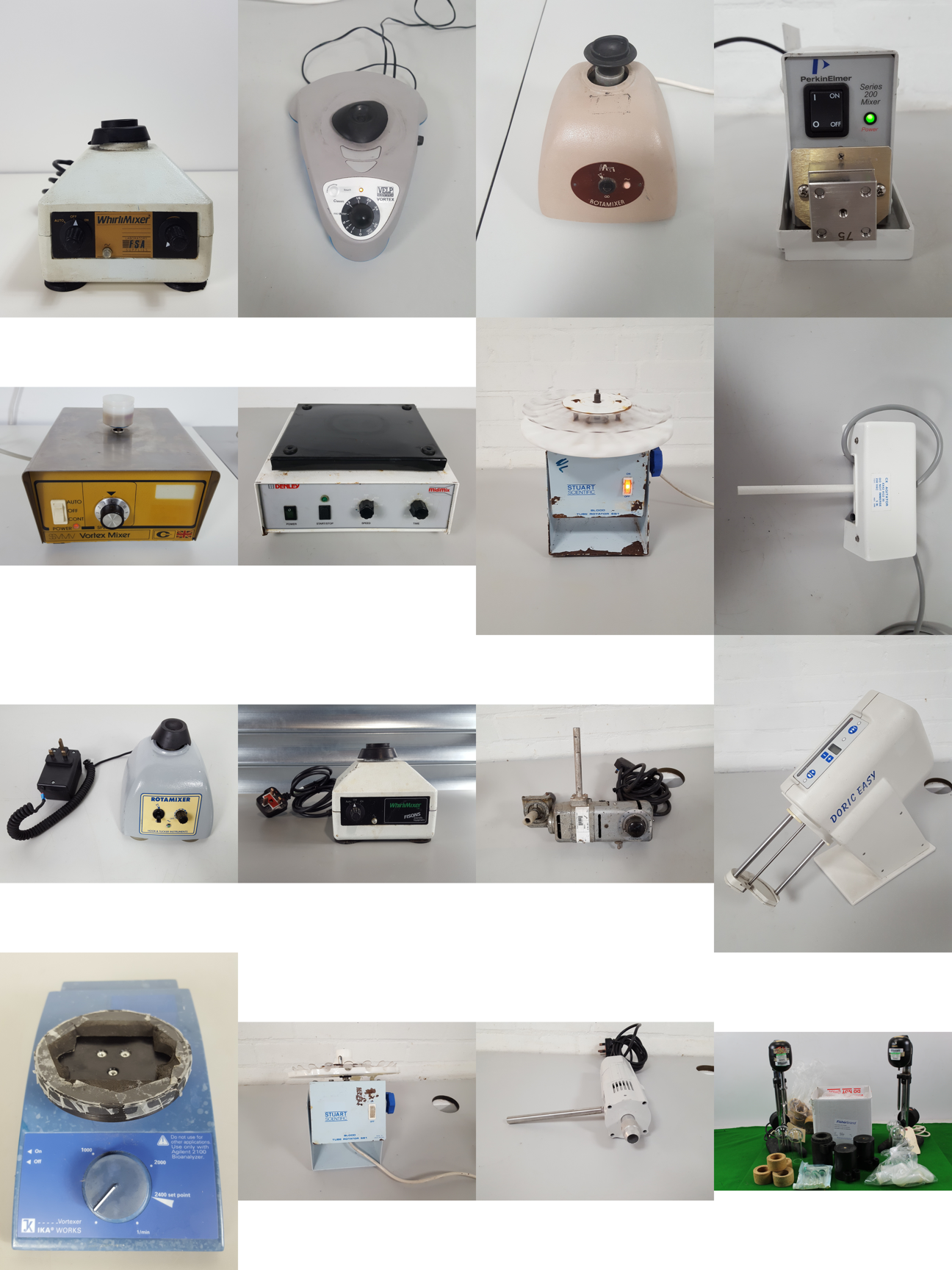 Image of Lot of Laboratory Shakers & Mixers - Stuart, Fisions, IKA Lab