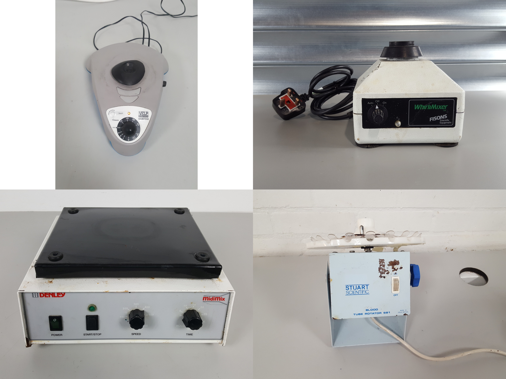 Image of Lot of Laboratory Shakers & Mixers - Stuart, Fisions, IKA Lab