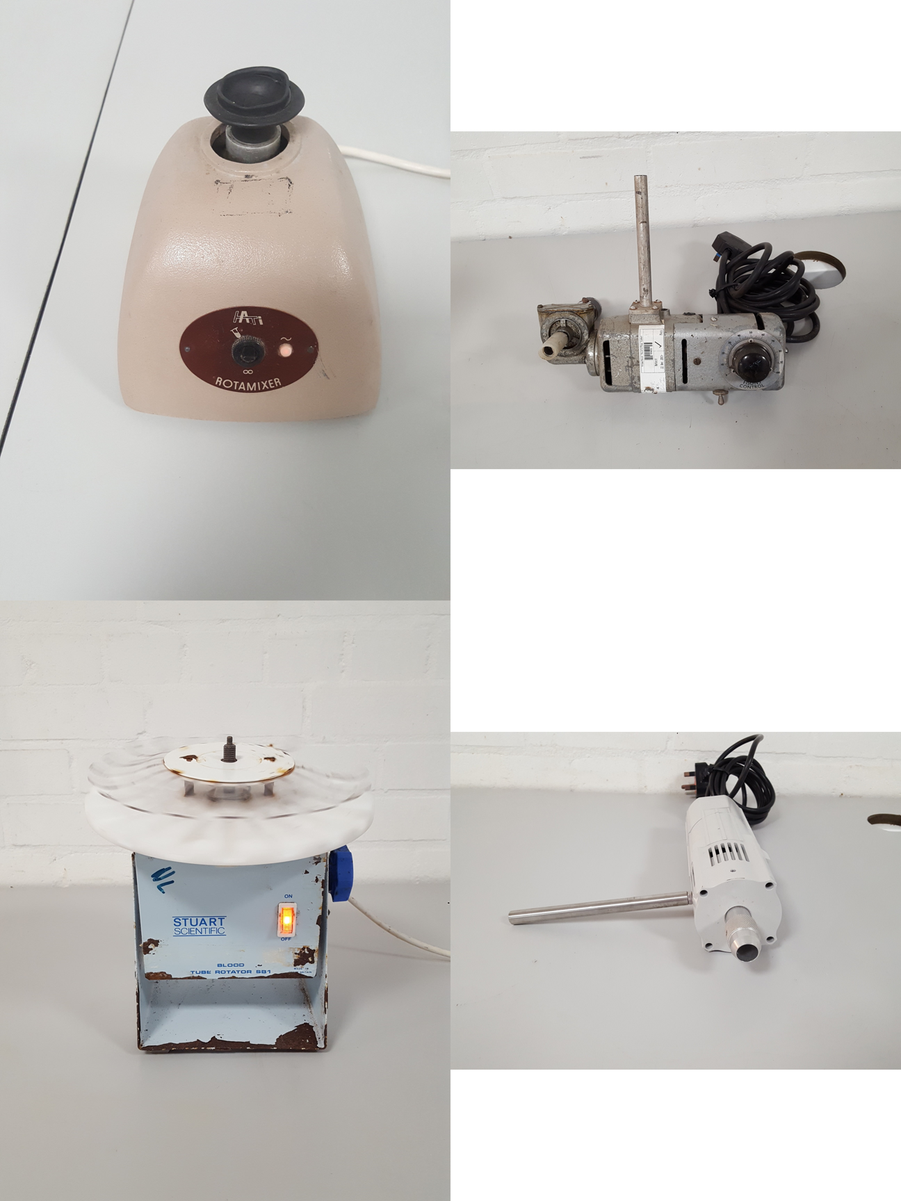 Image of Lot of Laboratory Shakers & Mixers - Stuart, Fisions, IKA Lab