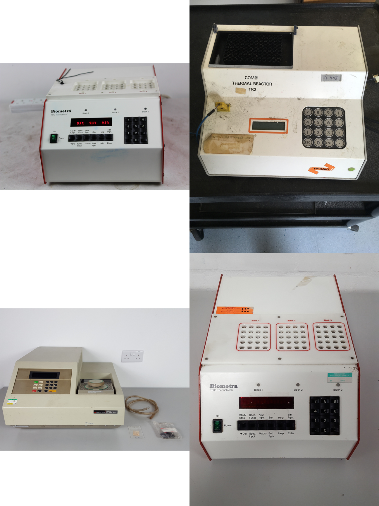 Image of Large Lot of Laboratory Thermal Cyclers & Block Heaters - Techne, Applied,  Lab