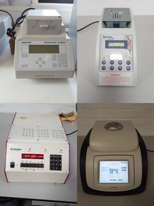 Thumbnail image of Large Lot of Laboratory Thermal Cyclers & Block Heaters - Techne, Applied,  Lab