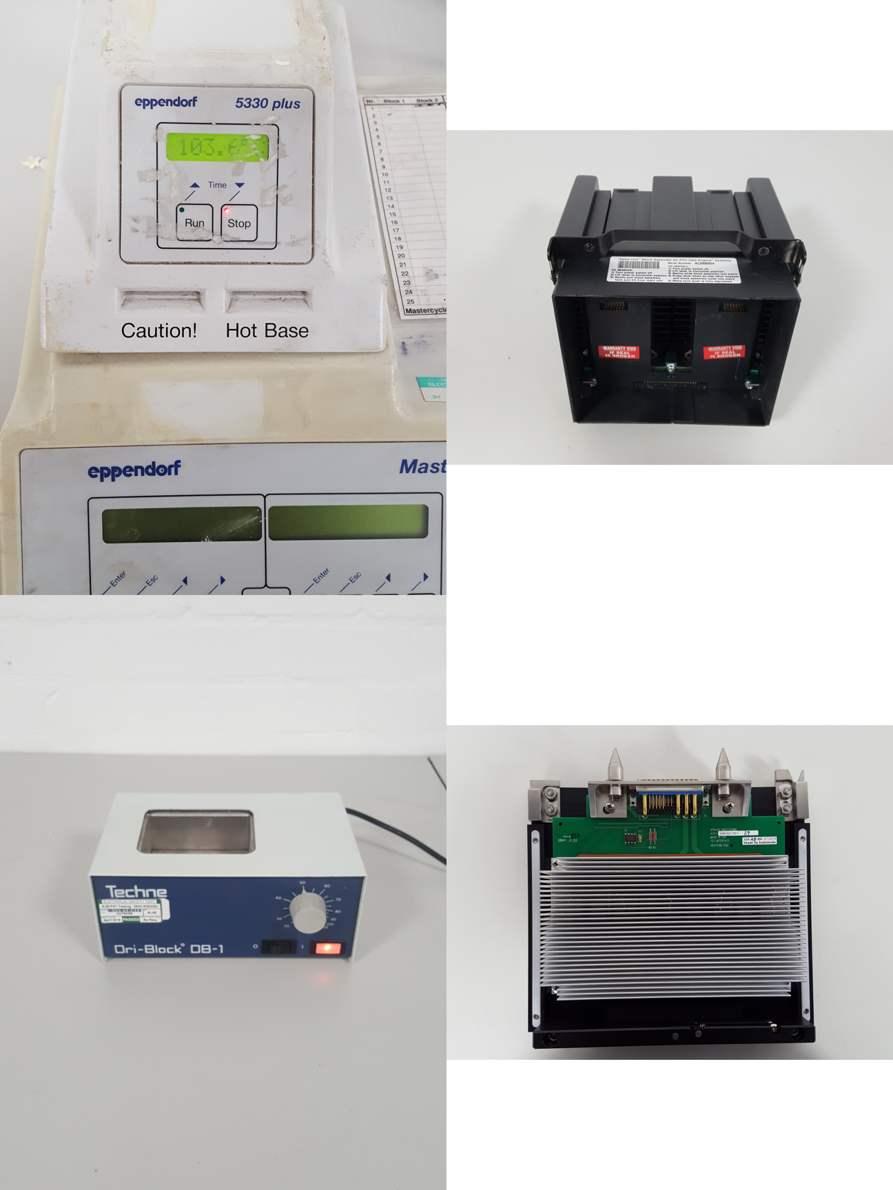 Image of Large Lot of Laboratory Thermal Cyclers & Block Heaters - Techne, Applied,  Lab
