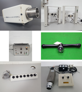 Thumbnail image of Large Lot of Microscope Spares & Accessories, Objectives, Cameras, Eyepieces Lab