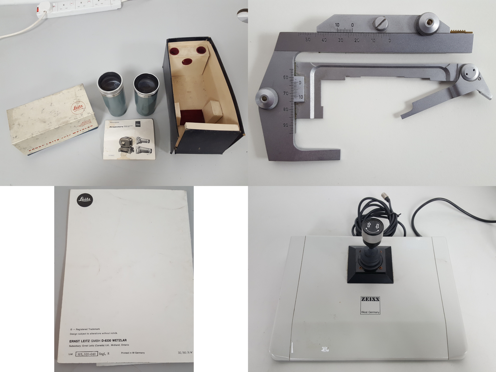 Image of Large Lot of Microscope Spares & Accessories, Objectives, Cameras, Eyepieces Lab