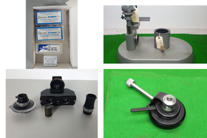 Thumbnail image of Large Lot of Microscope Spares & Accessories, Objectives, Cameras, Eyepieces Lab