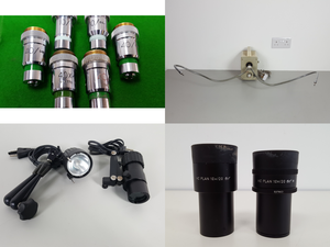 Thumbnail image of Large Lot of Microscope Spares & Accessories, Objectives, Cameras, Eyepieces Lab