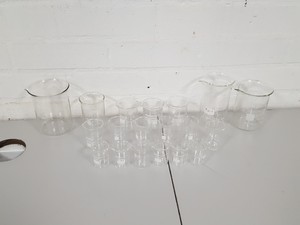 Thumbnail image of Large Lot of Laboratory Glassware - Duran Bottles, Beakers, Flasks, Tubes 