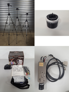 Thumbnail image of Large Job Lot of AV Equipment Cameras, Camcorders, Lenses, Projectors, TVs