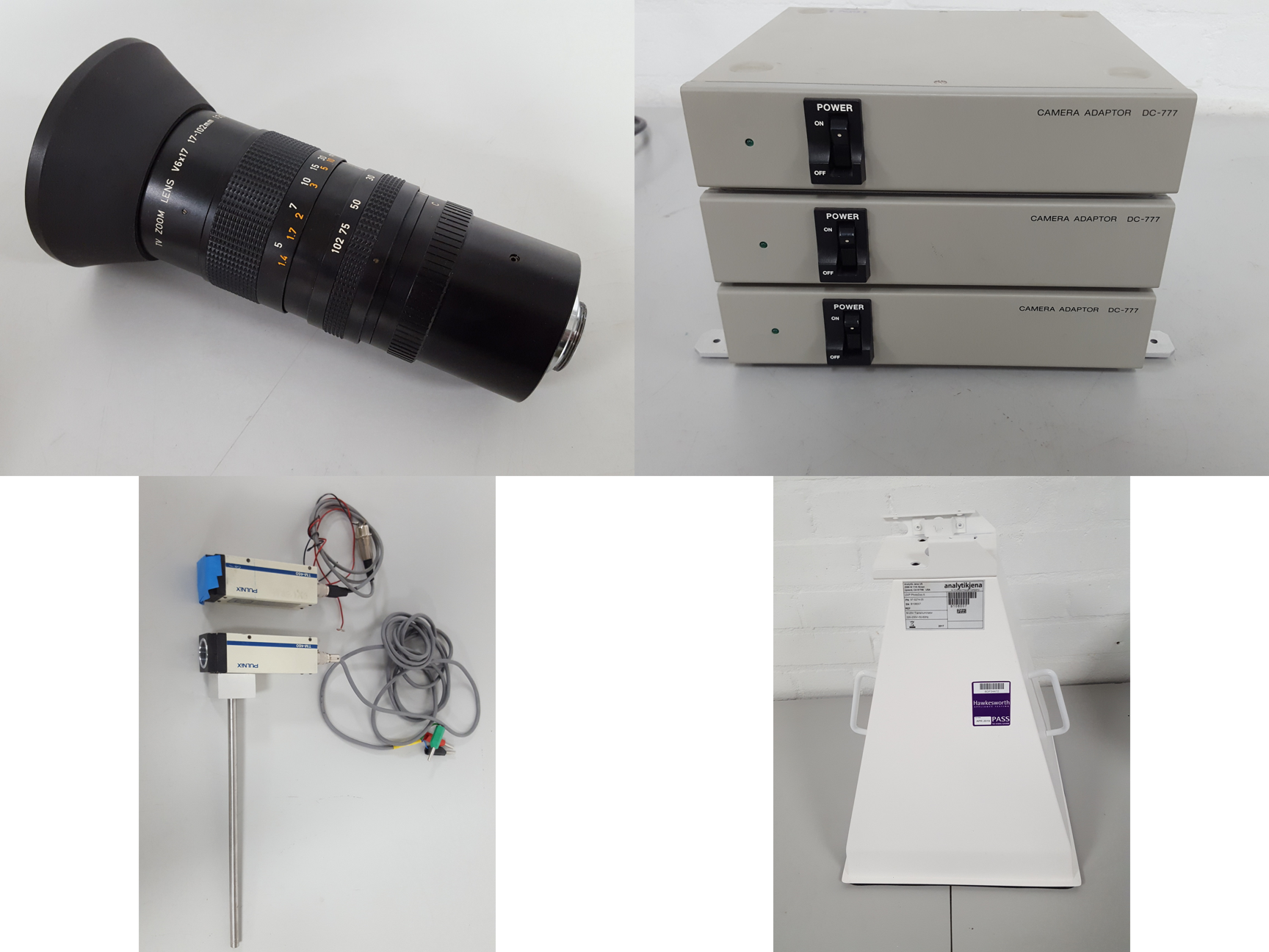 Image of Large Job Lot of AV Equipment Cameras, Camcorders, Lenses, Projectors, TVs