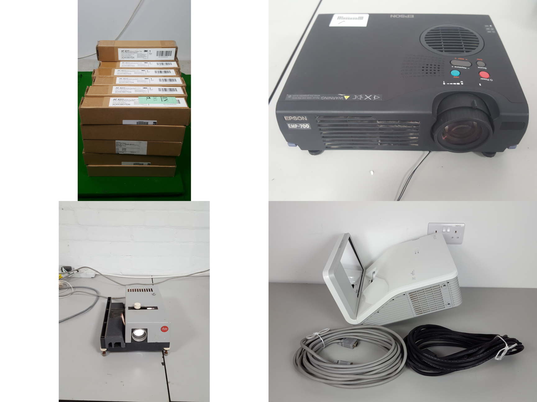 Image of Large Job Lot of AV Equipment Cameras, Camcorders, Lenses, Projectors, TVs
