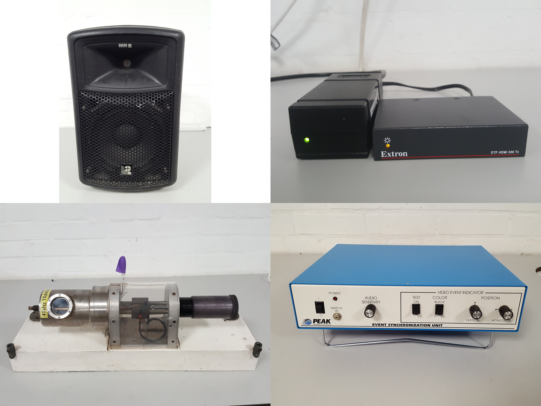 Image of Large Job Lot of AV Equipment Cameras, Camcorders, Lenses, Projectors, TVs