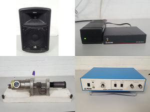 Thumbnail image of Large Job Lot of AV Equipment Cameras, Camcorders, Lenses, Projectors, TVs