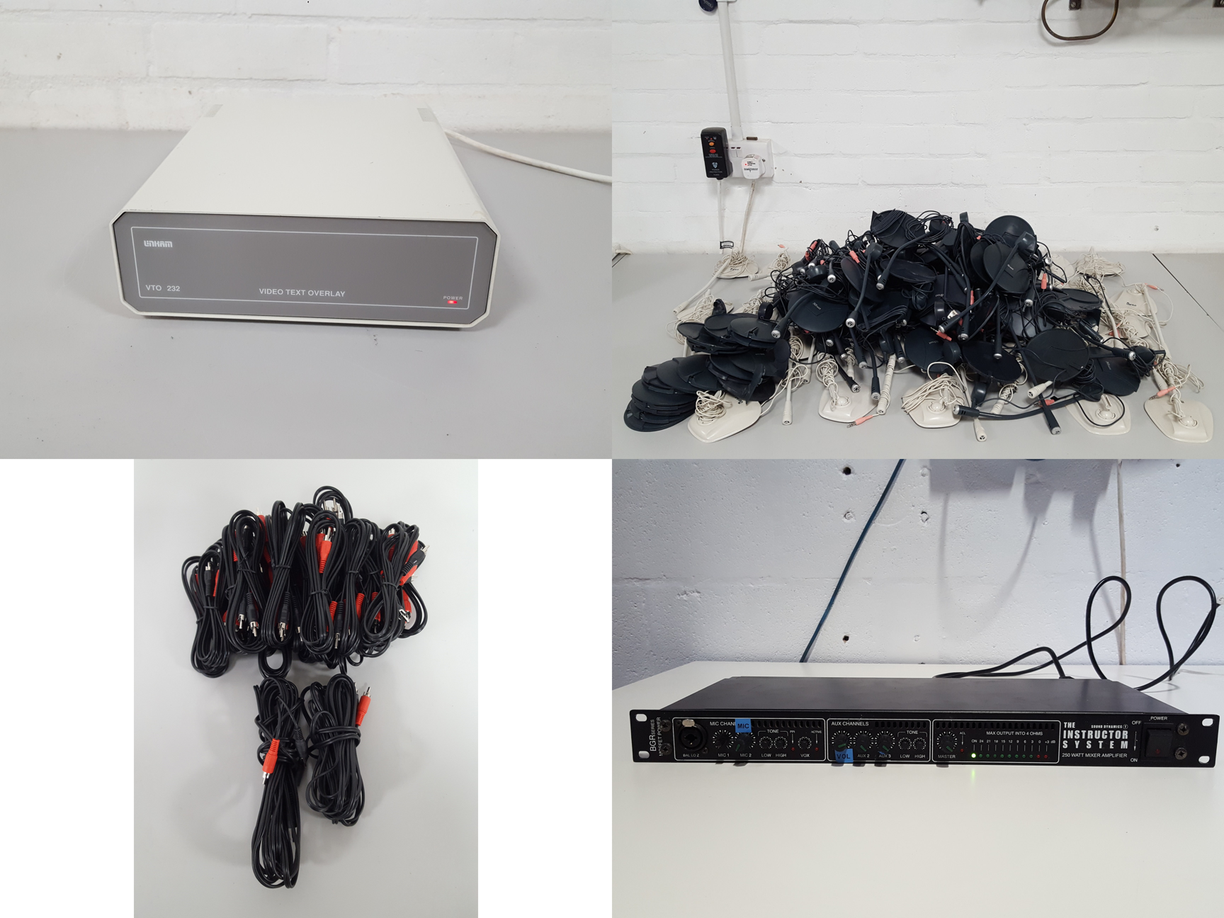 Image of Large Job Lot of AV Equipment Cameras, Camcorders, Lenses, Projectors, TVs