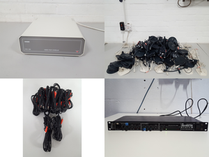 Thumbnail image of Large Job Lot of AV Equipment Cameras, Camcorders, Lenses, Projectors, TVs