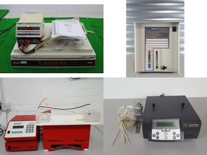 Thumbnail image of Lot of Laboratory Gel Electrophoresis Equipment - Tanks, Power Supplies Lab