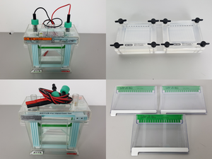 Thumbnail image of Lot of Laboratory Gel Electrophoresis Equipment - Tanks, Power Supplies Lab