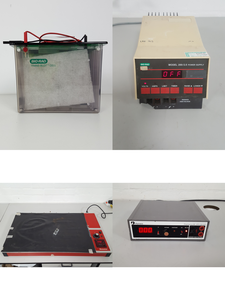 Thumbnail image of Lot of Laboratory Gel Electrophoresis Equipment - Tanks, Power Supplies Lab