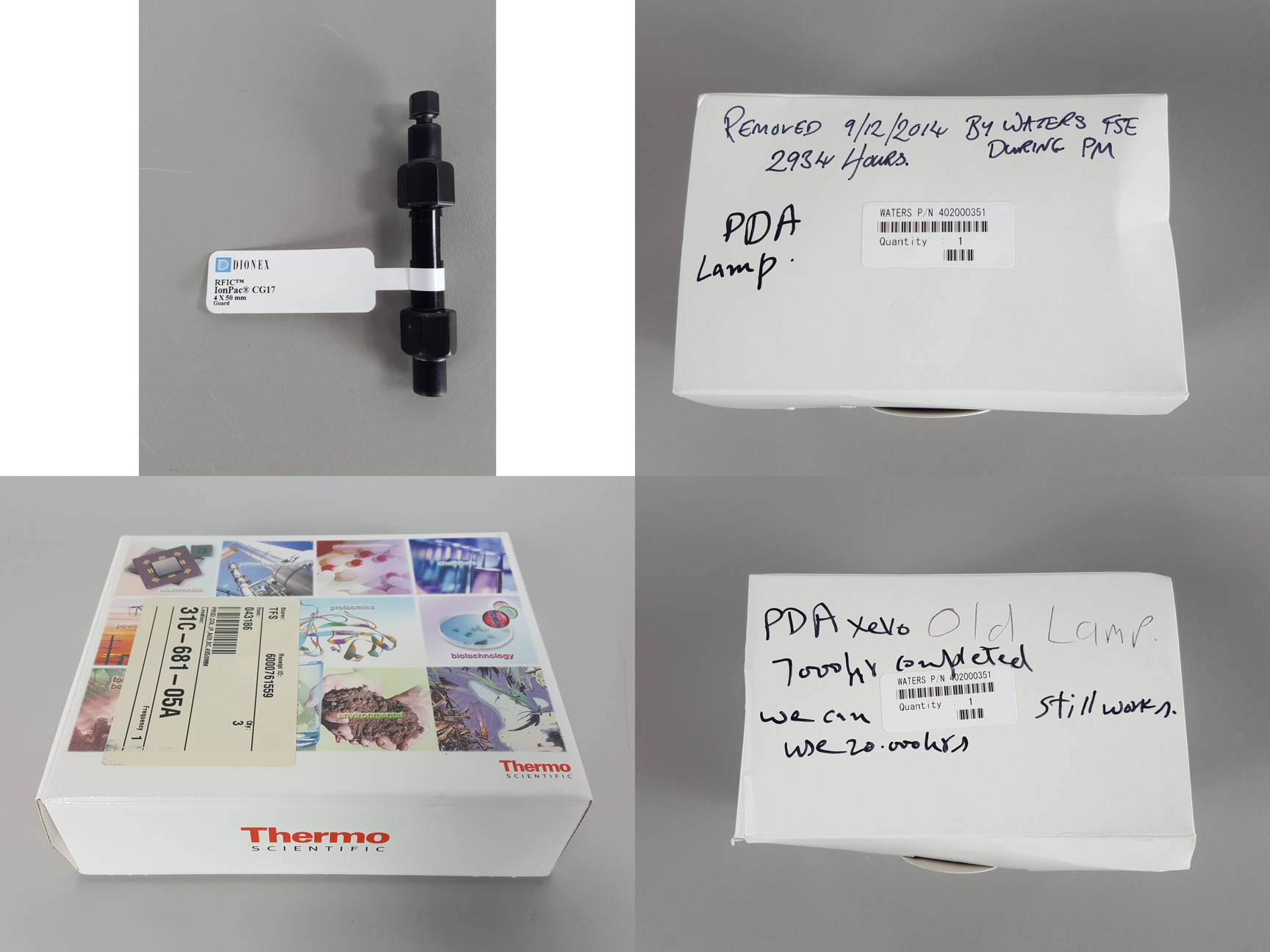 Image of  Lot of Laboratory Chromatography Equipment, Parts & Accessories HPLC, UPLC, GC