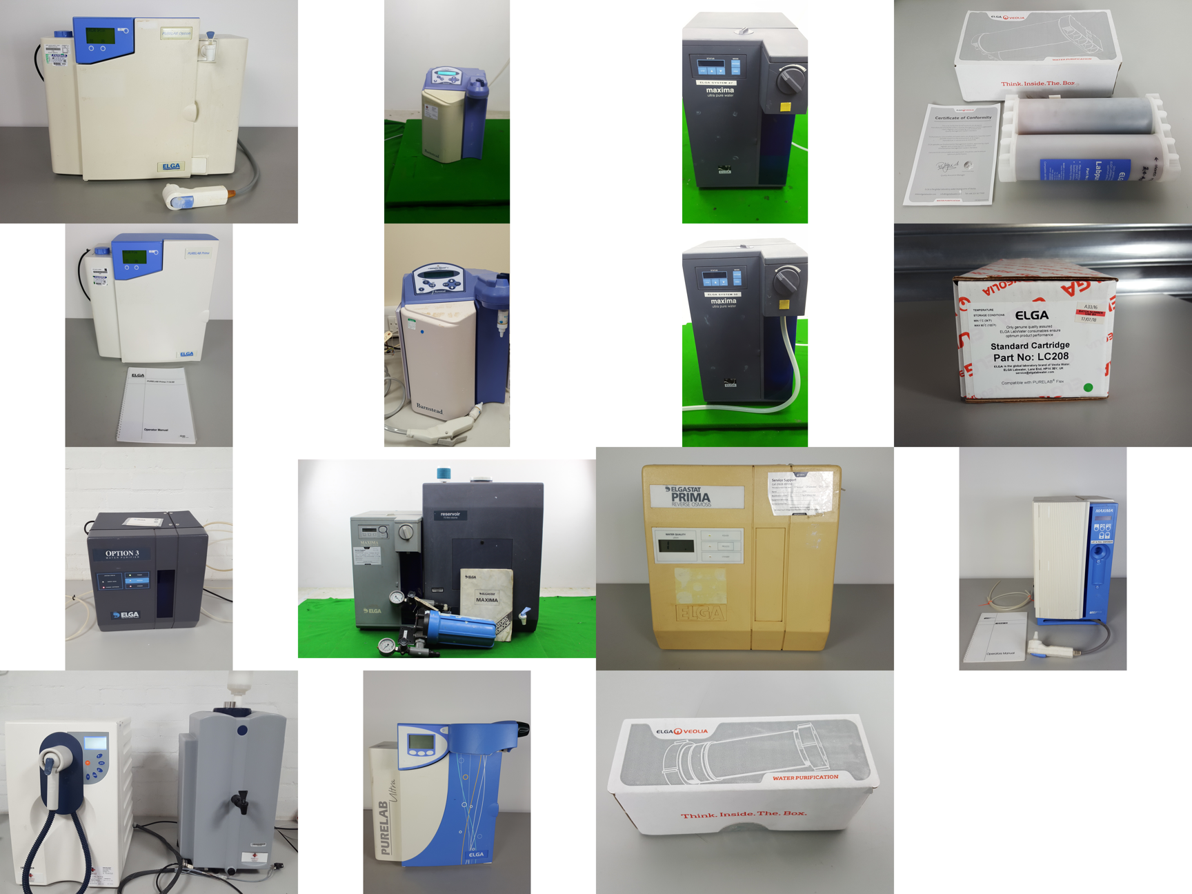Image of Job Lot of Laboratory Water Purification Systems & Accessories  Lab