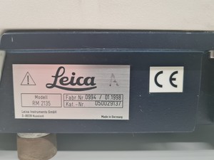 Thumbnail image of Leica Instruments Model RM2135 Rotary Microtome Lab
