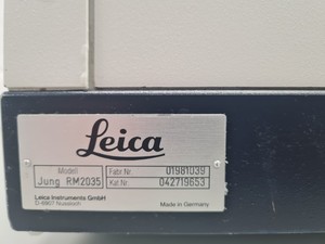 Thumbnail image of Leica Model Jung RM2035 Rotary Microtome Lab