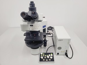 Thumbnail image of Olympus BX61 Microscope With BX-UCB And U-HSTR2 Control Units Lab