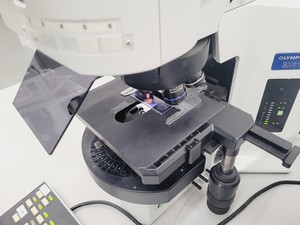 Thumbnail image of Olympus BX61 Microscope With BX-UCB And U-HSTR2 Control Units Lab