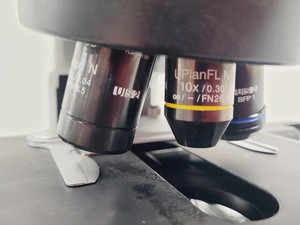 Thumbnail image of Olympus BX61 Microscope With BX-UCB And U-HSTR2 Control Units Lab