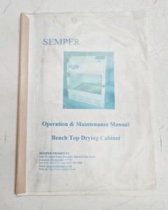 Thumbnail image of Semper SP Filtration Fume Cupboard Swab Drying Cabinet Lab