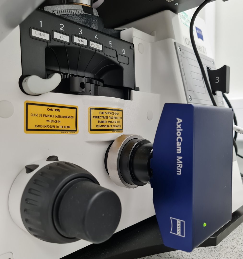 Image of Zeiss Observer.Z1 Inverted Fluorescence Motorised Microscope