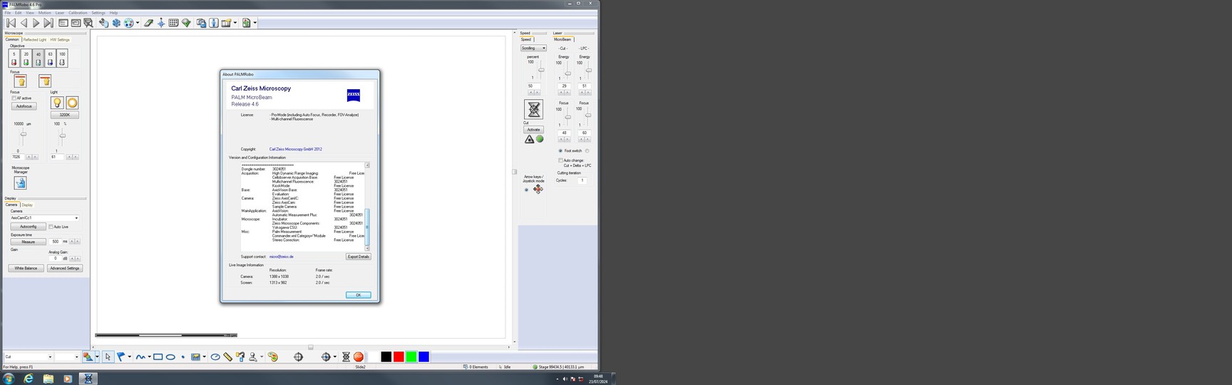 Image of Zeiss Observer.Z1 Inverted Fluorescence Motorised Microscope