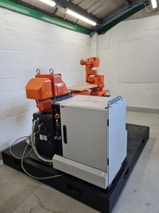 Thumbnail image of ABB Type IRBP M2400 & ABB IRB 140 M2004 Industrial Robots with ABB IRC5 M2004