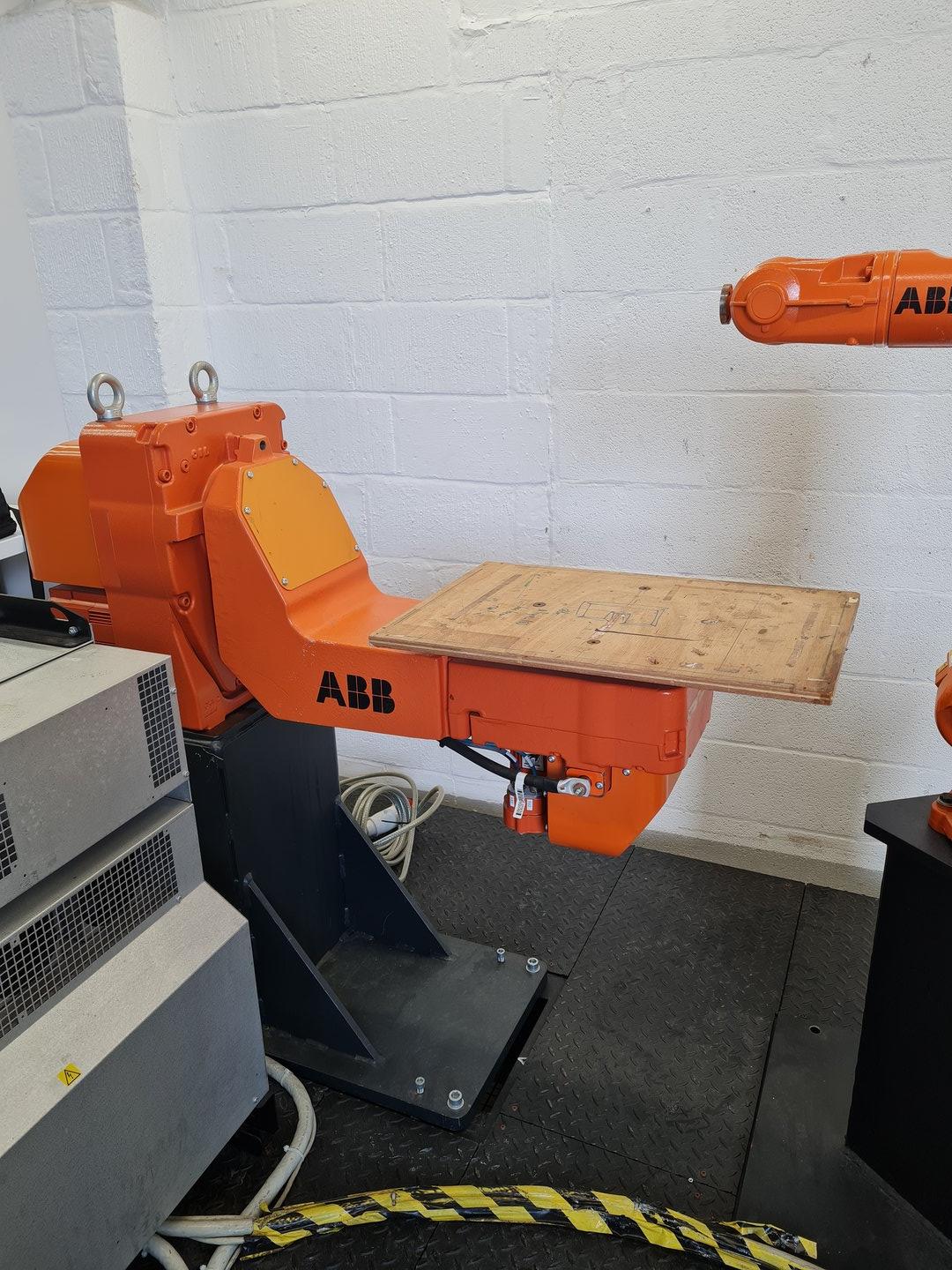 Image of ABB Type IRBP M2400 & ABB IRB 140 M2004 Industrial Robots with ABB IRC5 M2004