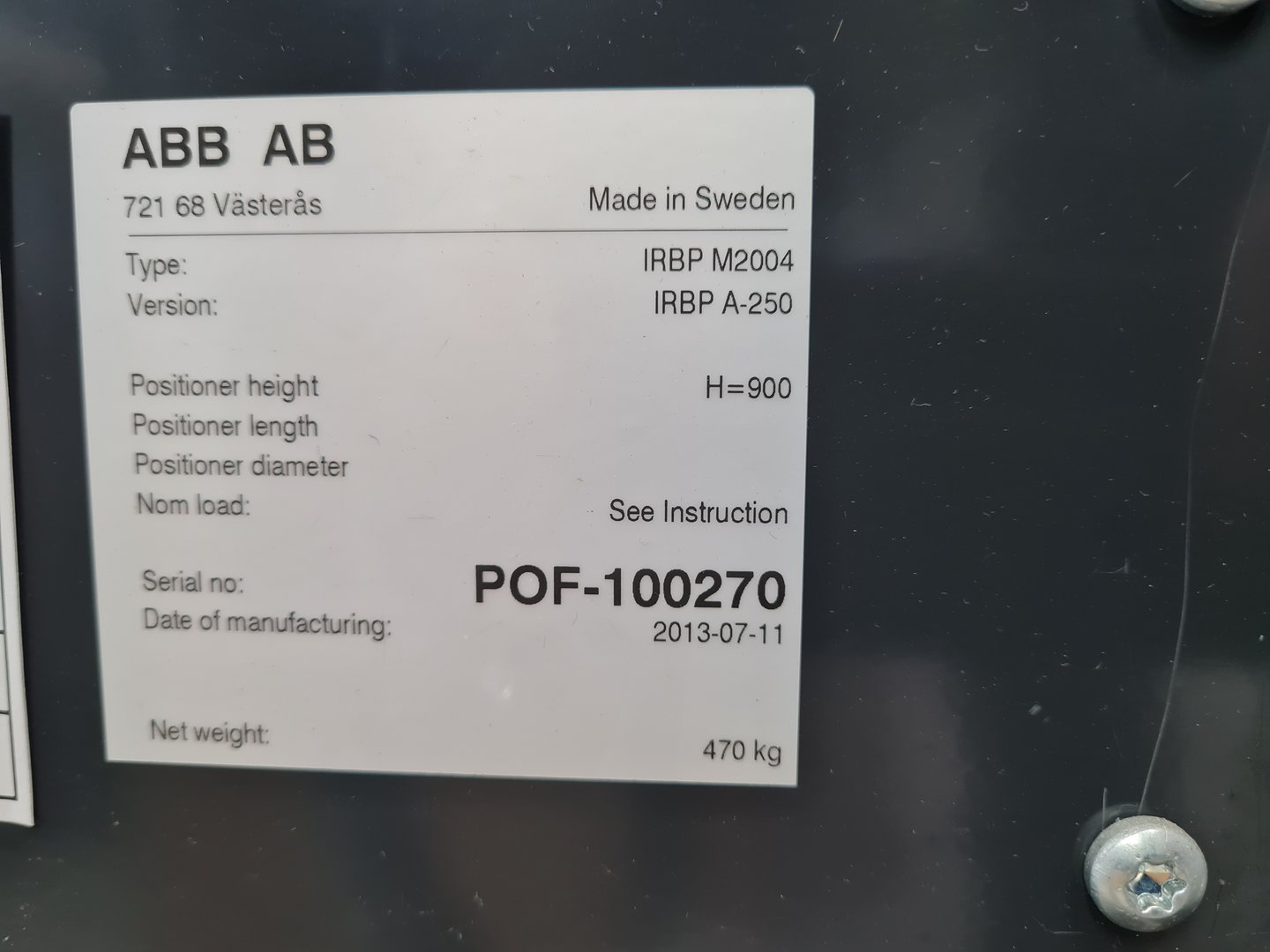 Image of ABB Type IRBP M2400 & ABB IRB 140 M2004 Industrial Robots with ABB IRC5 M2004