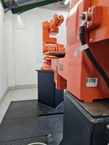 Thumbnail image of ABB Type IRBP M2400 & ABB IRB 140 M2004 Industrial Robots with ABB IRC5 M2004