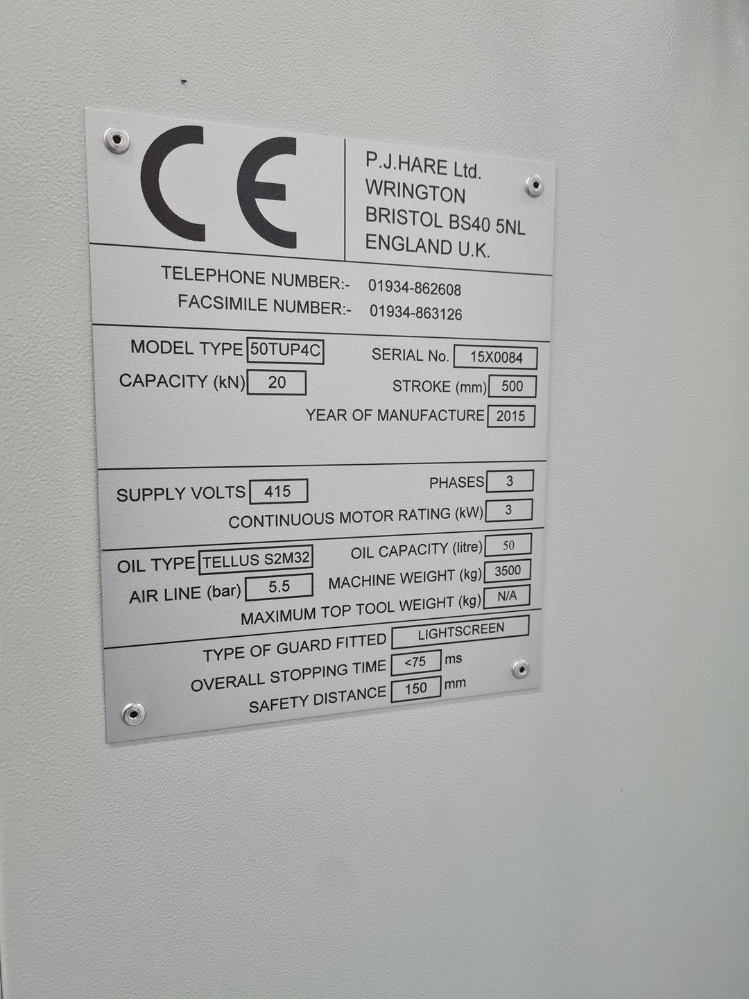 Image of Hare 50TUP4C Hydraulic Press 