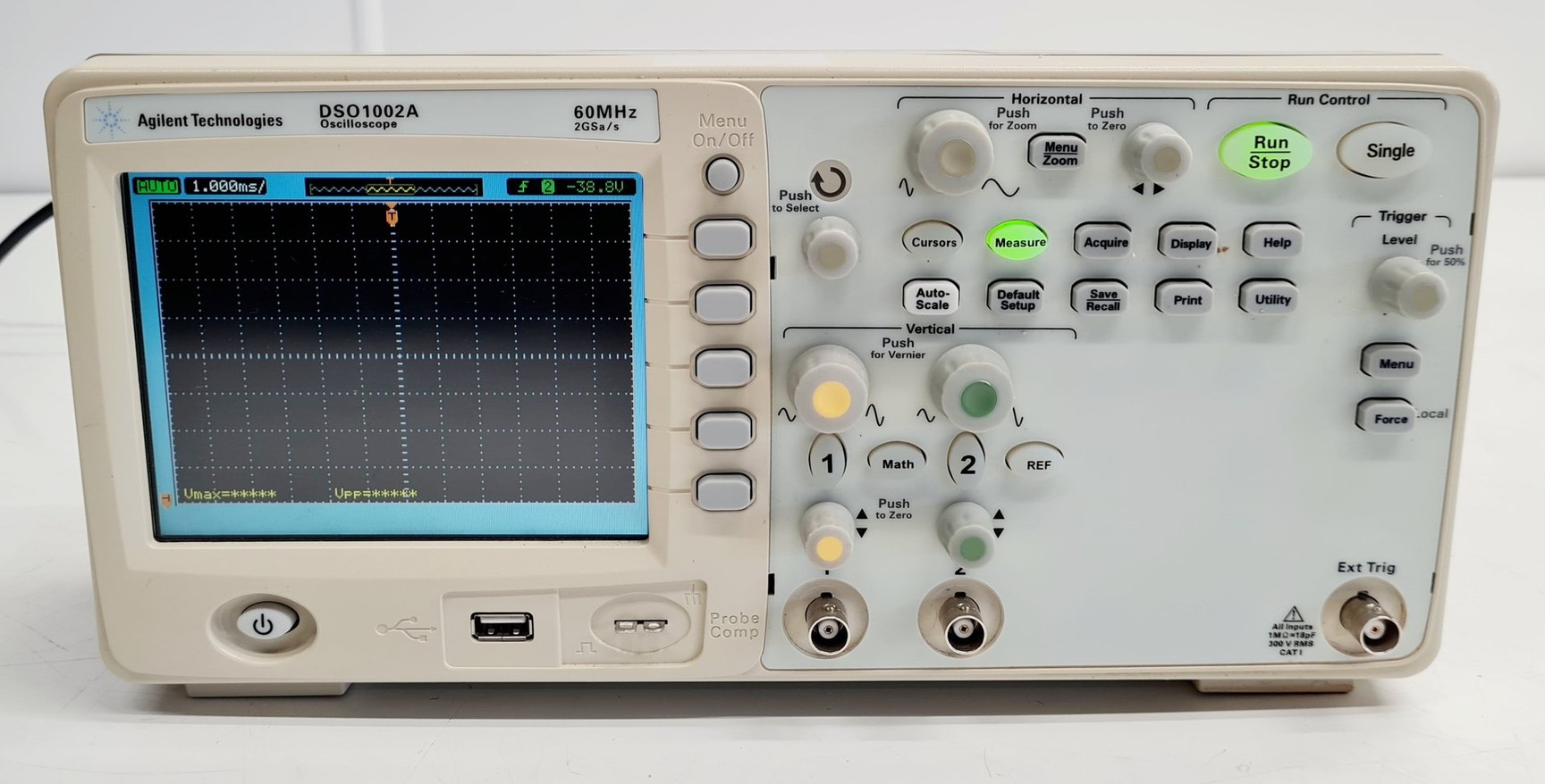 Image of Agilent Keysight DSO 1002A Oscilloscope 2GSa/s  60Mhz Lab