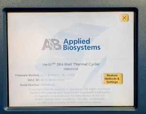 Thumbnail image of Applied Biosystems Veriti 384 Well Thermal Cycler Lab