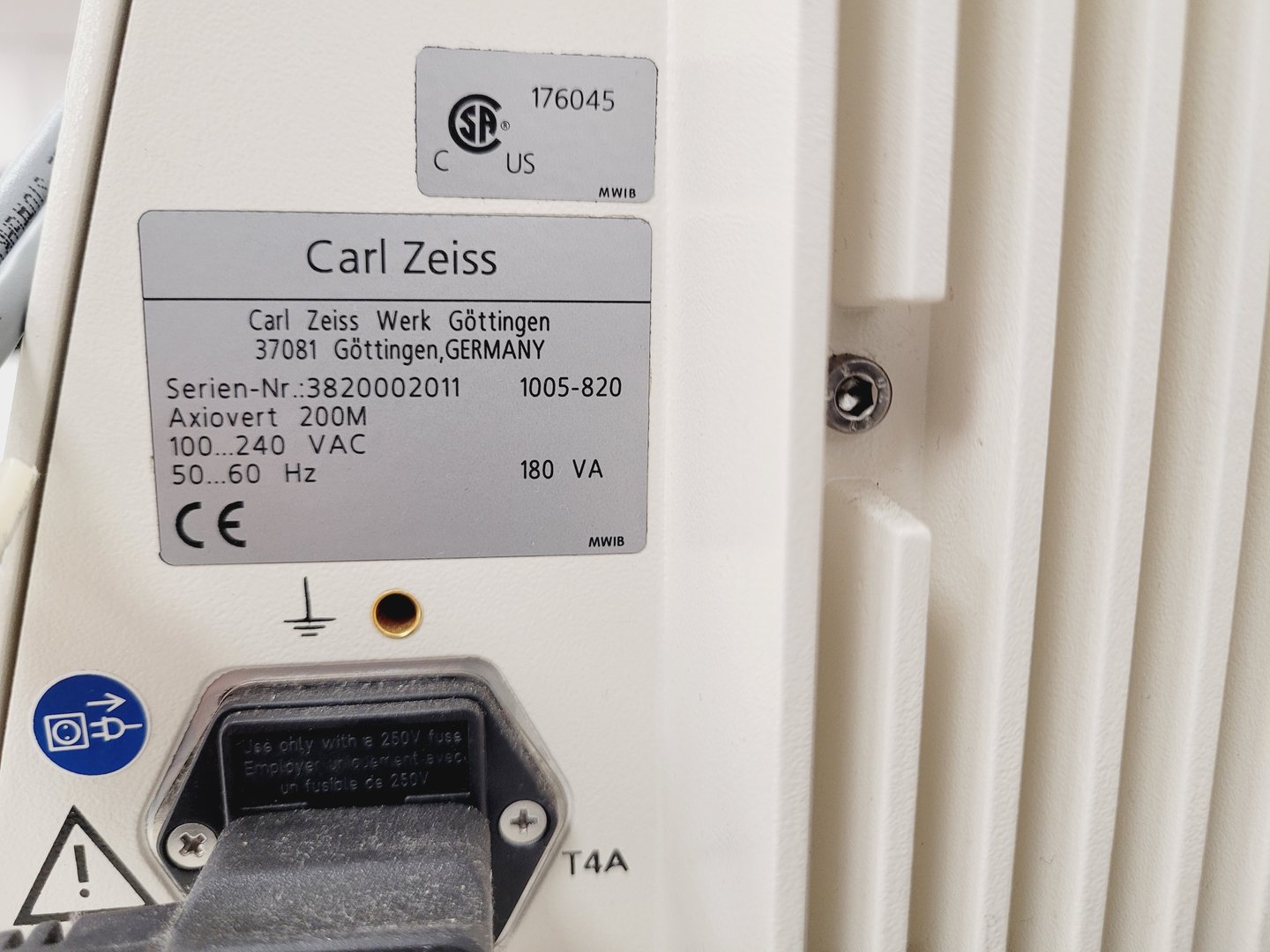 Image of Carl Zeiss Axiovert 200M Inverted Microscope Spares/Repairs