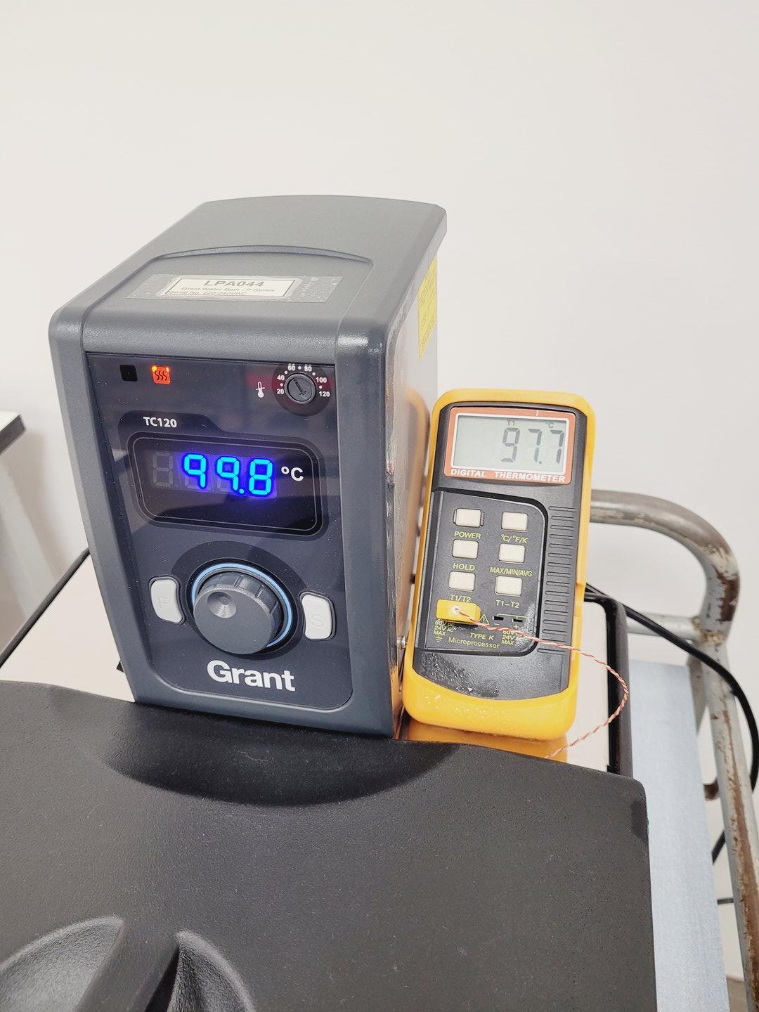 Image of Grant TC120 P12 Optima Immersion Thermostat Laboratory Water Bath lab