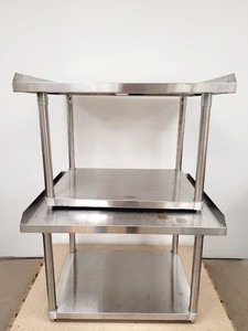 Image of 2 x Commercial Stainless Steel Work Tables Lab