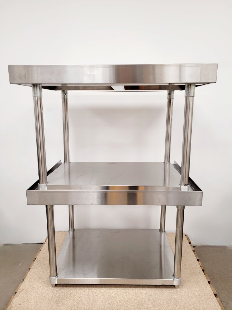 Image of 2 x Commercial Stainless Steel Work Tables Lab