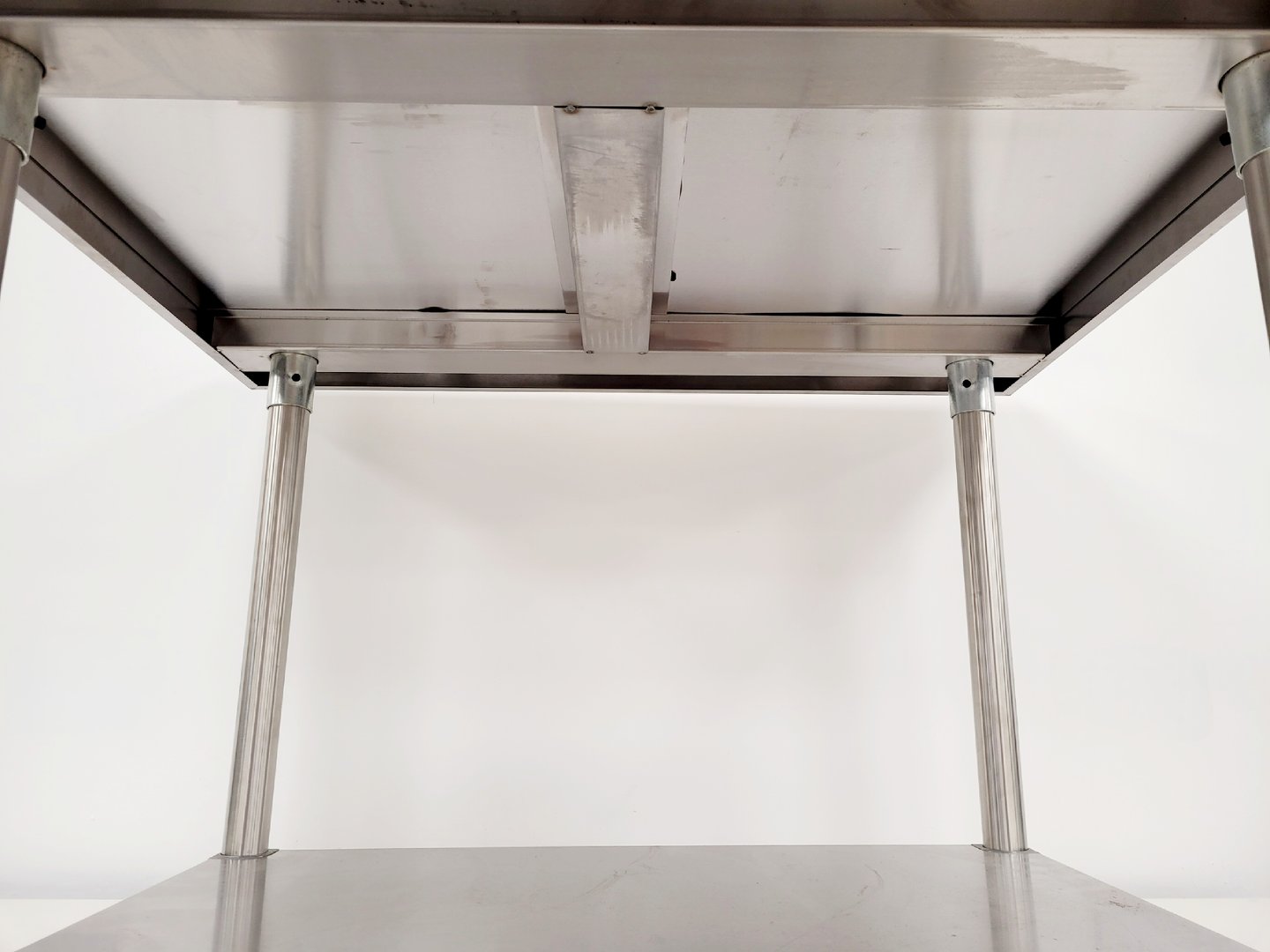 Image of 2 x Commercial Stainless Steel Work Tables Lab