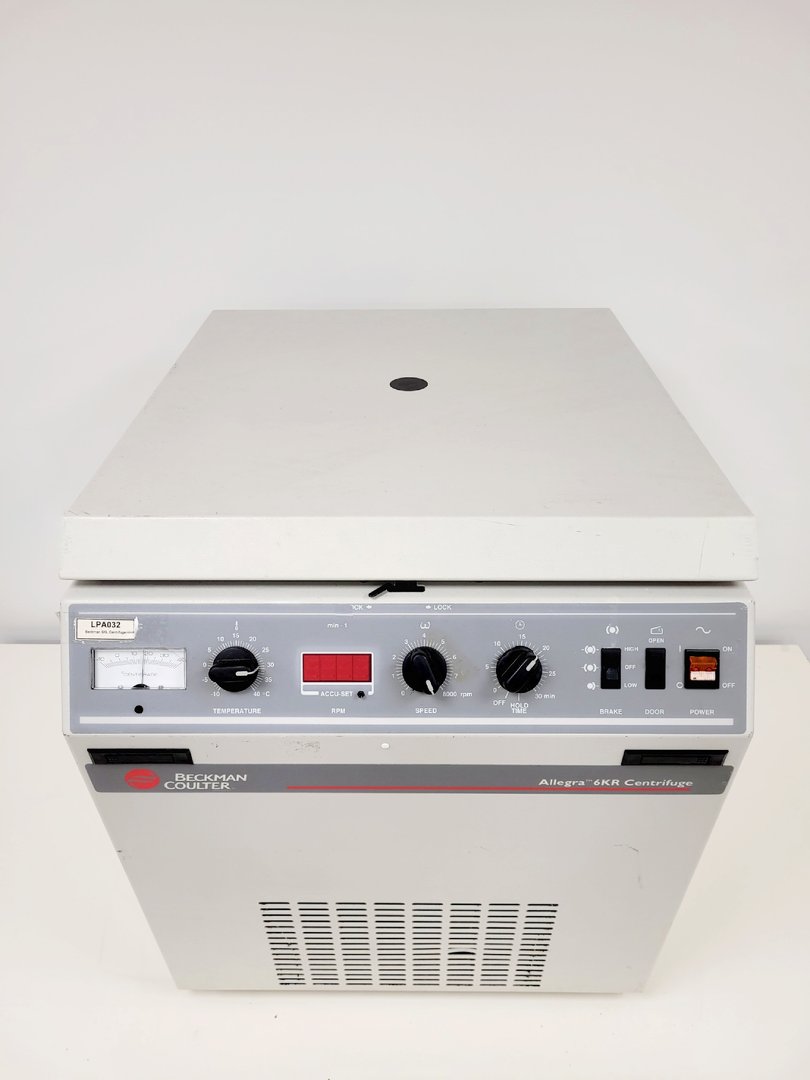 Image of Beckman Coulter Allegra-6KR Benchtop Centrifuge with Rotor Lab Spares/Repairs